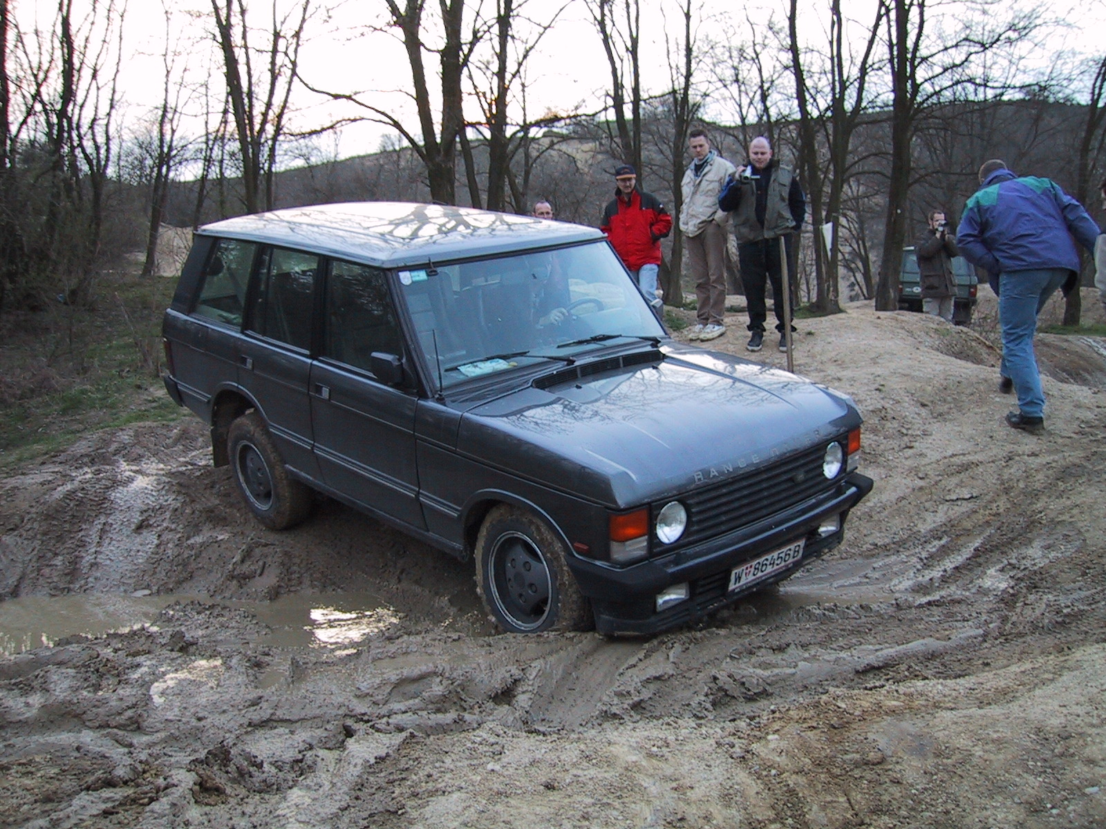 Testing the Defender offroad